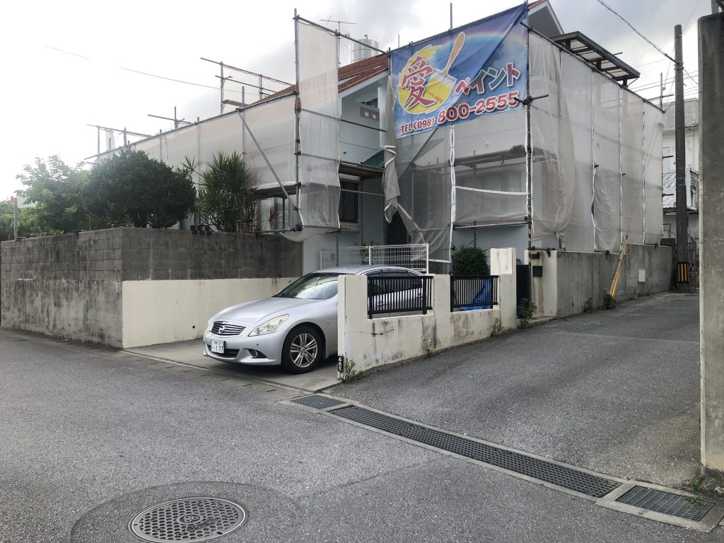 沖縄市　外壁塗装　防水工事